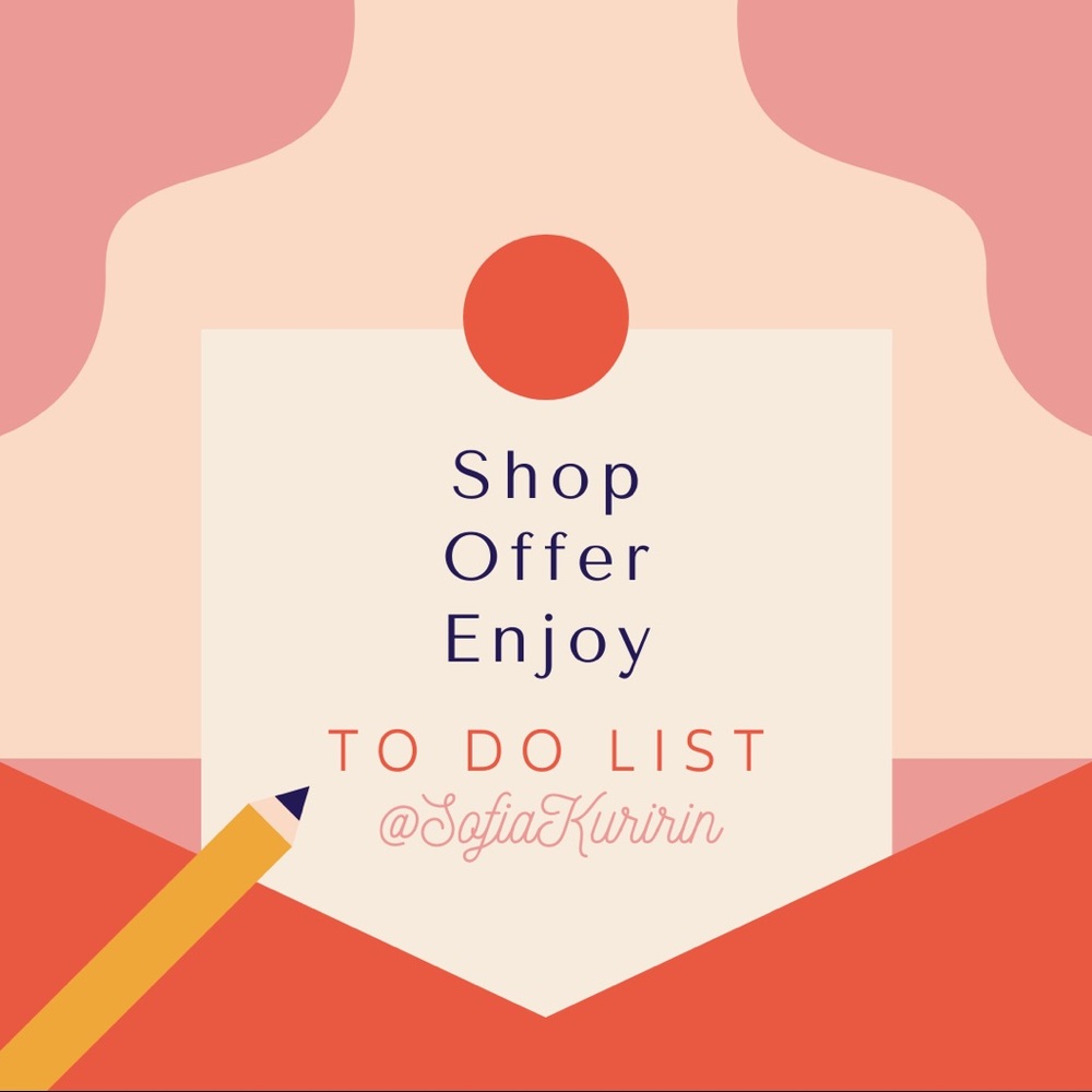 Hi! Let’s checkmark the to-do list :)